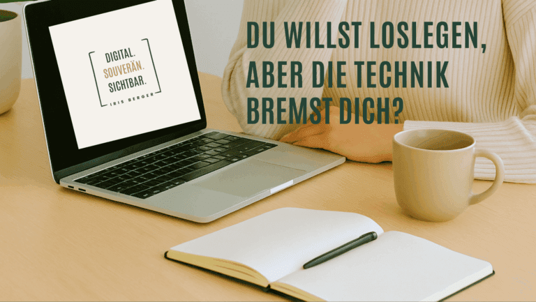 Blogbeitrag: Du willst loslegen, aber die Technik hemmt dich?