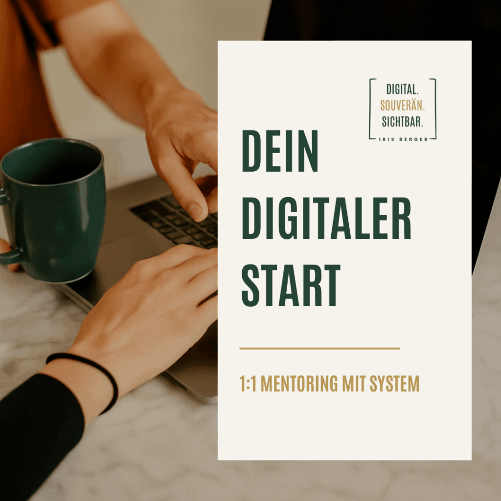 1:1 Mentoring mit System - Dein Digitaler Start