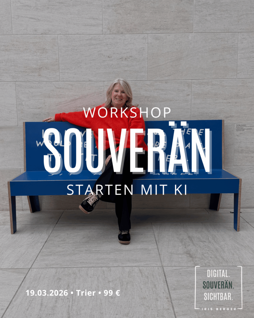 Workshop Souverän starten mit KI
